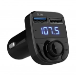 FM Bluetooth autotransmițător și încărcător 2x USB