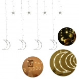 Iluminat decorativ LED Lună și Stele 96 LED