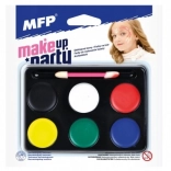 Vopsele de față MFP Make-up Party 6 culori cu pensulă