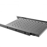 Poliță glisantă 1U pentru dulap rack 19" 1000 mm, negru
