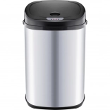 coș fără contact din oțel inoxidabil cu senzor automat