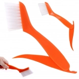 Perie cu racletă pentru curățarea fanteilor și șinelor