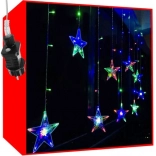 Cortină luminoasă cu steluțe 108 LED multicolor