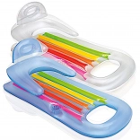 Saltea plutitoare gonflabilă cu spătar și suport pentru băuturi INTEX