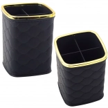 Organizator pentru pensule cu patru compartimente, negru